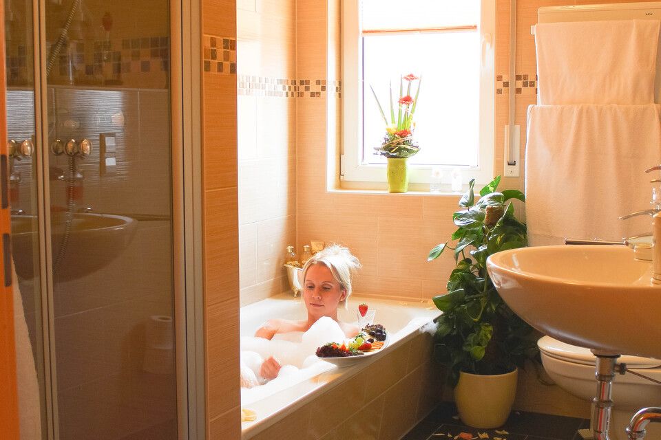 Badezimmer Schorfheide, Foto: Ferienpark Templin, Lizenz: Ferienpark Templin